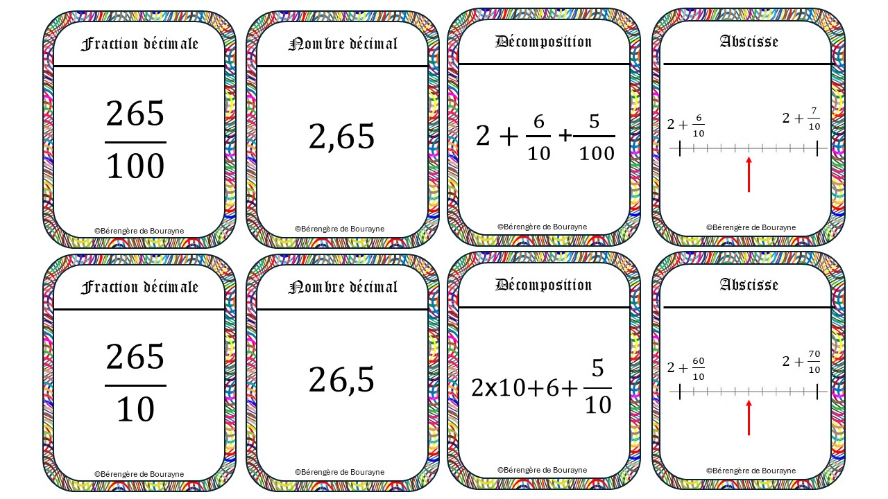 jeu nombres décimaux